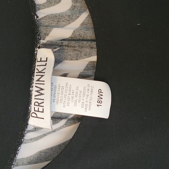 Periwinkle size 18WP, black and white dress - Picture 2 of 4
